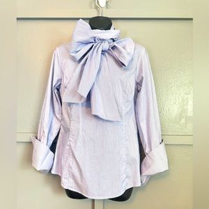 Banana Republic Bow Tie Dress Shirt Sz 6